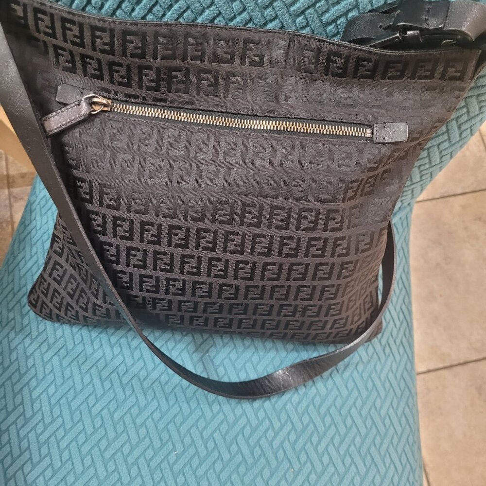FENDI FF Monogram Black Crossbody